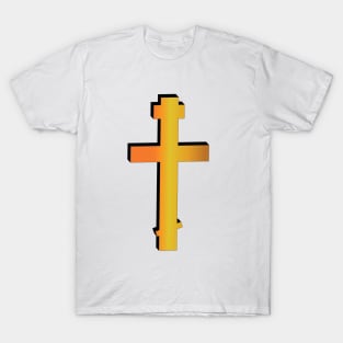 golden cross T-Shirt